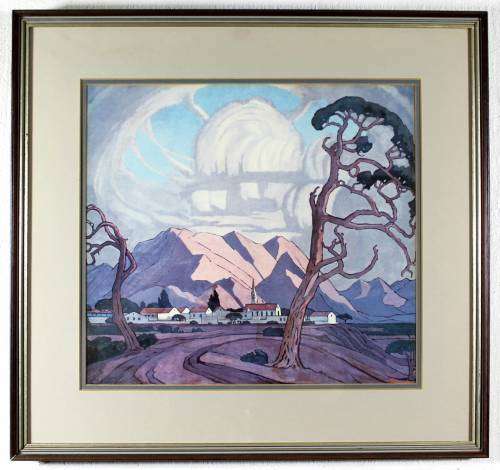 Pierneef - Station Panel - Karibib, South West Africa