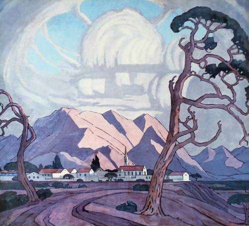 Pierneef - Station Panel - Karibib, South West Africa