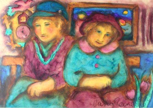 Jana Reineke - Two ladies - Stunning!! - Bid now!