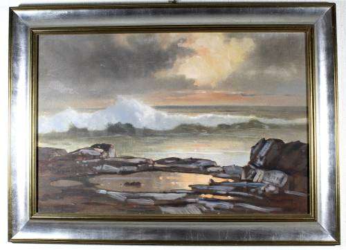 Brian Wiles - Seascape - A beautiful oil painting. Investment art,