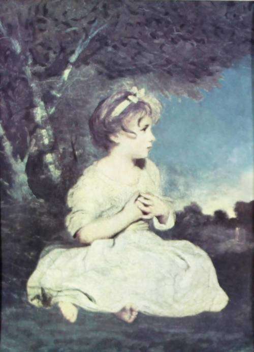 Victorian little girl - A lovely print! Bid now!