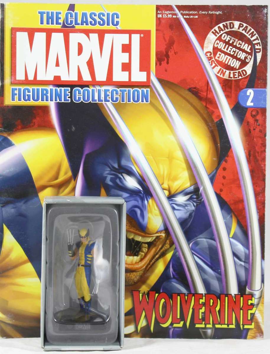 Classic Marvel - Action Figure and Book - Wolverine - Issue #2 - Bid Now!