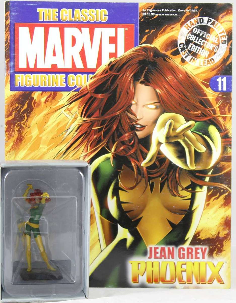 Classic Marvel - Action Figure and Book - Jean Grey #11 - Bid Now!