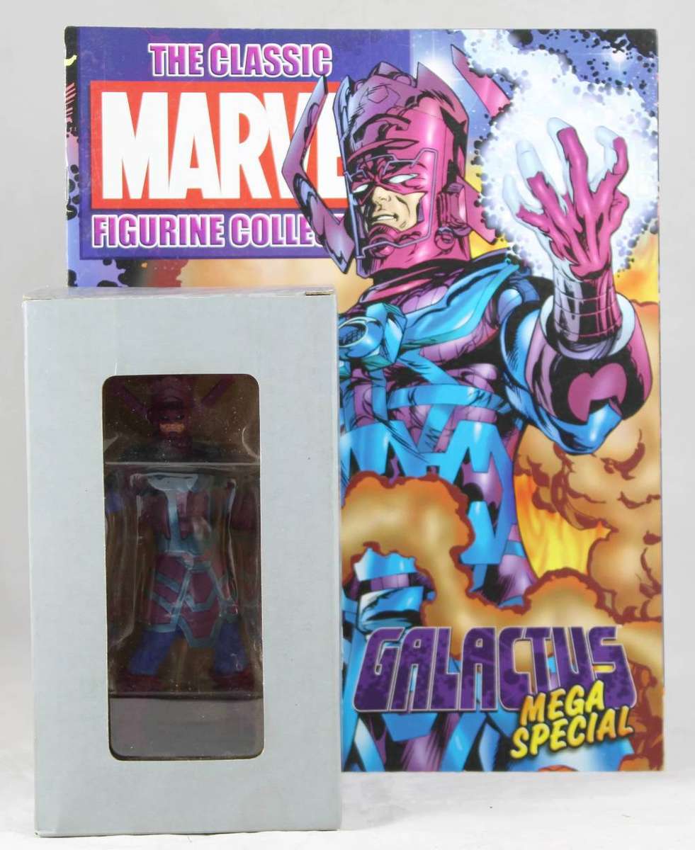 Marvel classics mega special edition- Lead hand painted figurine and book - Galactus