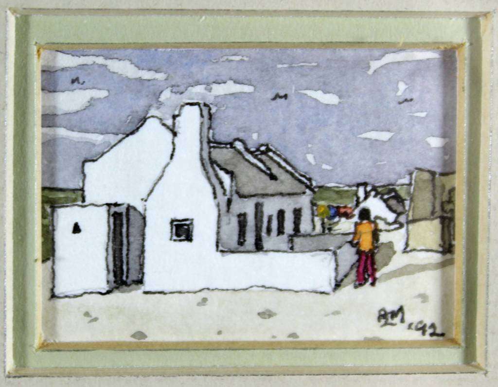 Alan Maling - Dutch house - Beautiful miniature art!