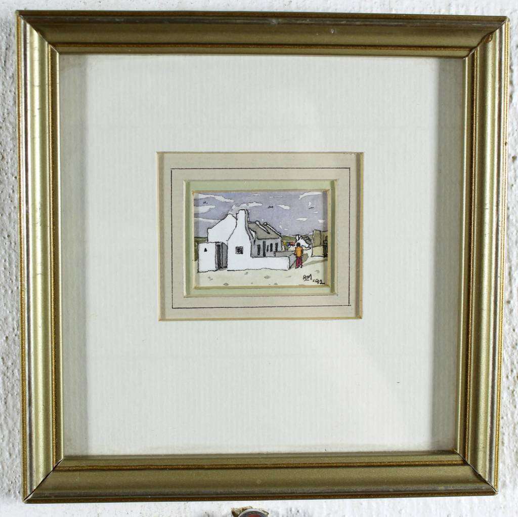 Alan Maling - Dutch house - Beautiful miniature art!