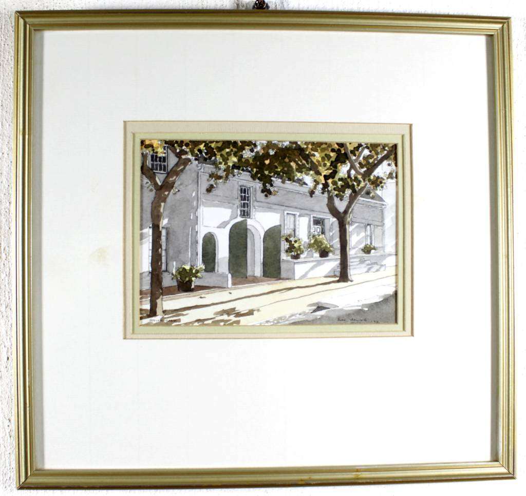 Alan Maling - Stellenbosch with trees