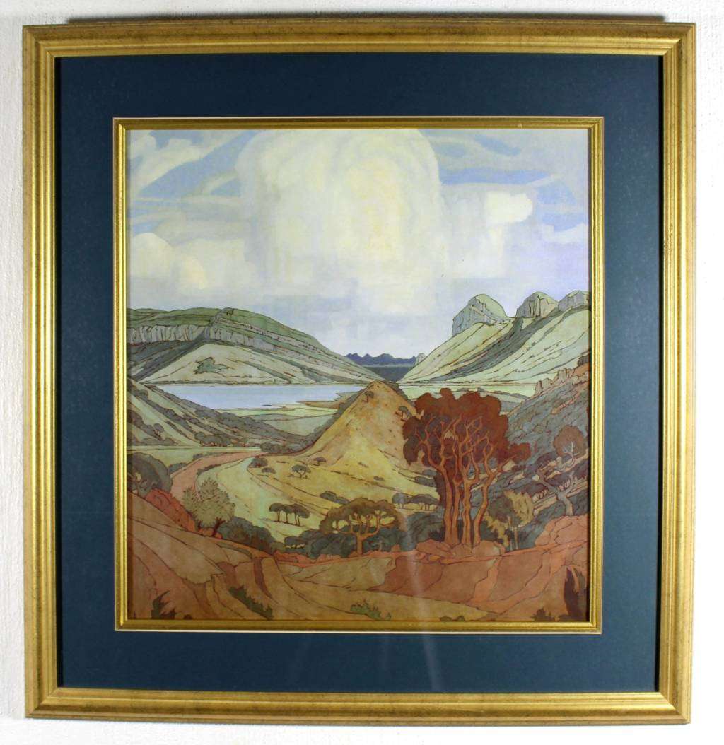 Pierneef - Station Panel - Hartebeespoort Dam - Print