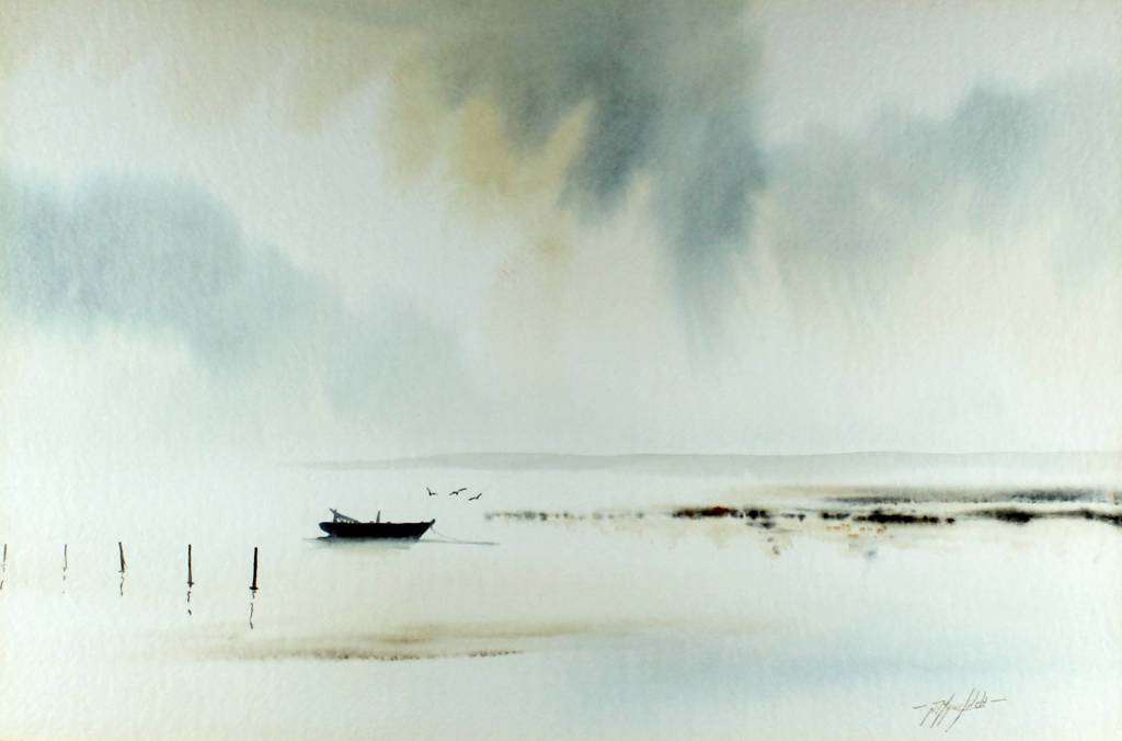 Johan Manefeldt - Lake scene