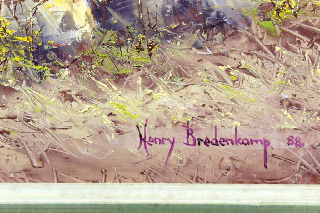 Henry Bredenkamp - Aloes in a landscape