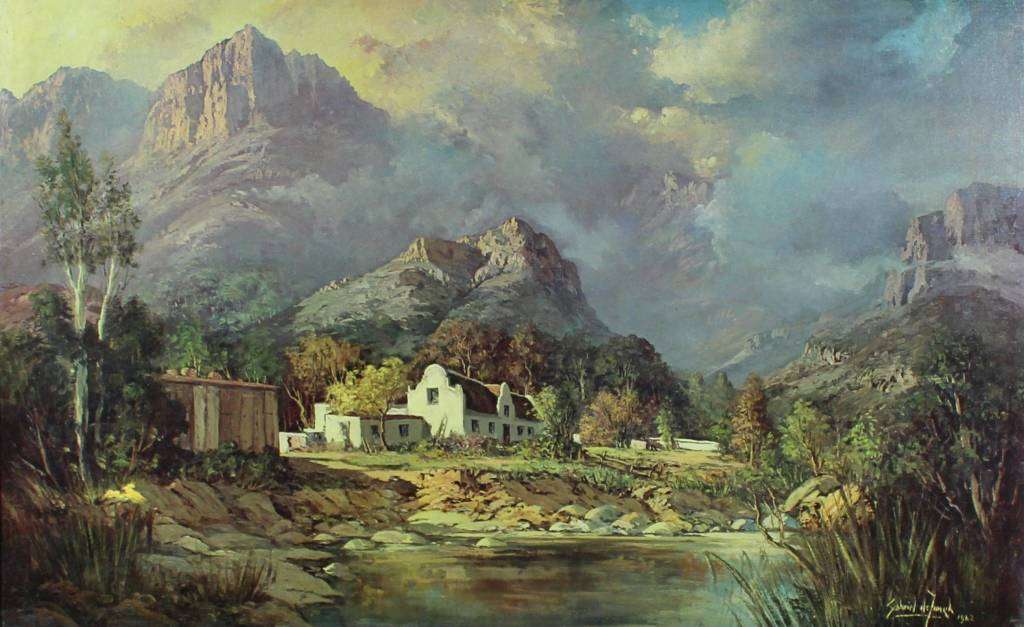 Gabriel de Jongh - Falling leaves