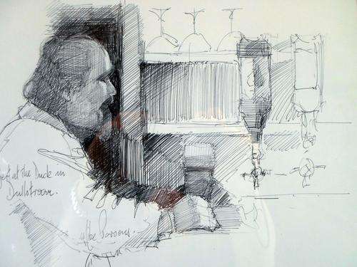 Mike Parsons - Ink sketch - A beautiful piece of art- Low price, bid now!!