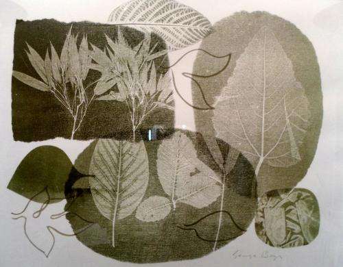 George Boys - Abstract still life flowers - Investment art at a low price, bid now!!