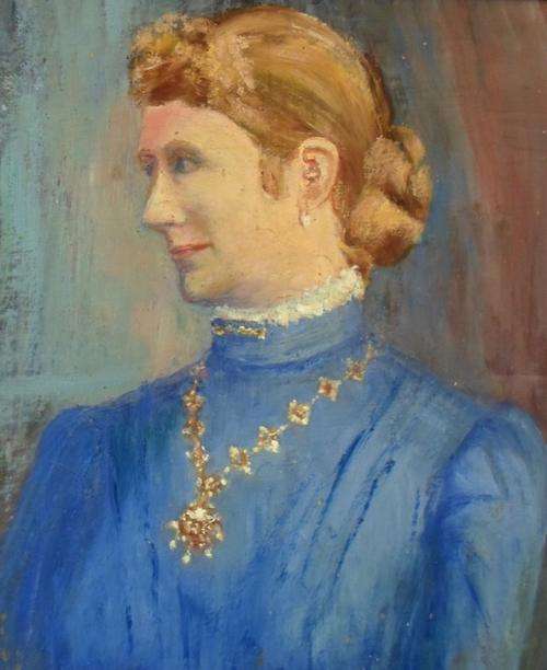 Laura Fries - A distinguished lady - A beautiful portrait! Bid now! Low, low Price!