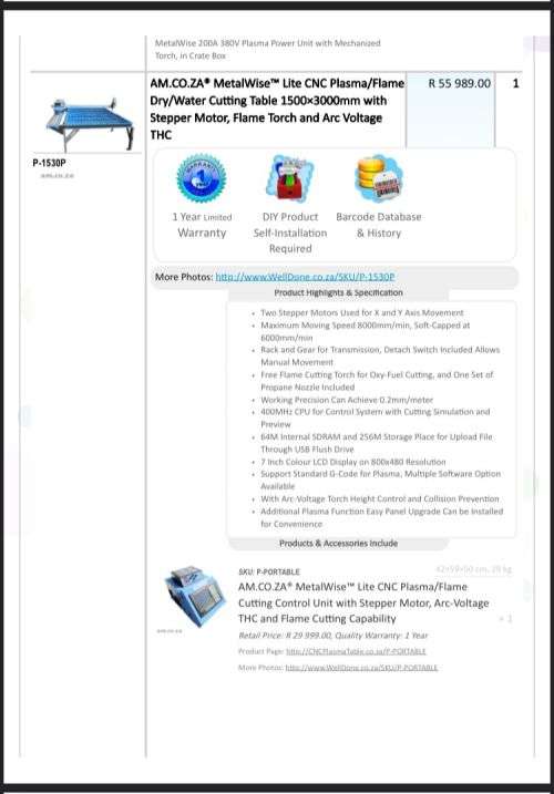 200A Three Phase 380v IGBT Inverter Air Plasma Cutting System with Water-Cooling Mechanized Torch