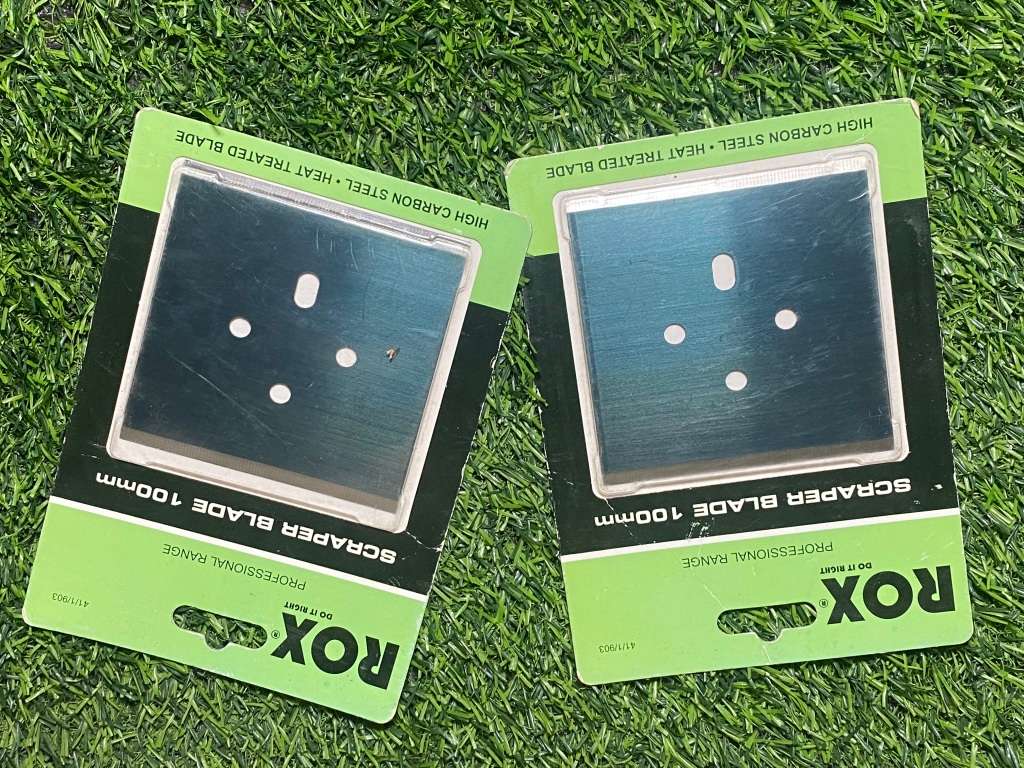 2 x Rox floor and wall scraper blades