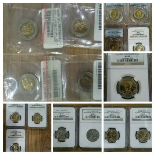 Mandela coin lot | 16 coins | 1 bid