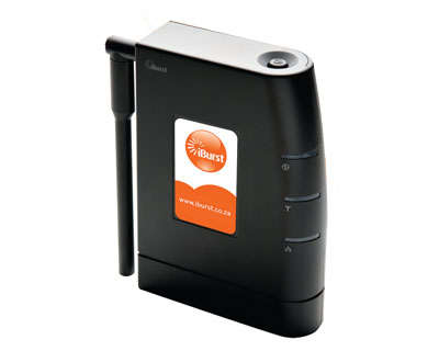 Iburst Desktop modem + antennae