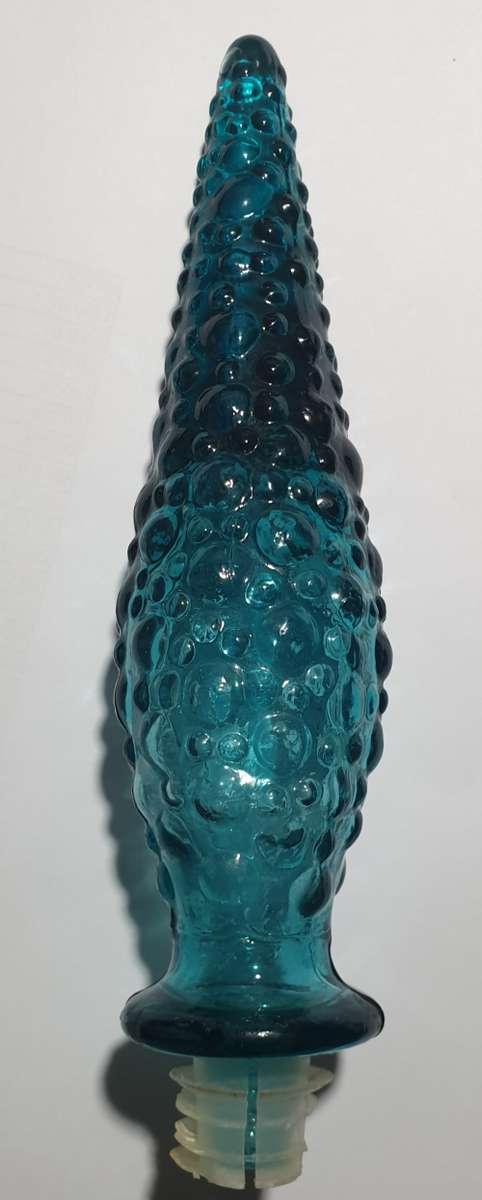 Blue salt bottle 1960-1969 Made in Italy  by Empoli