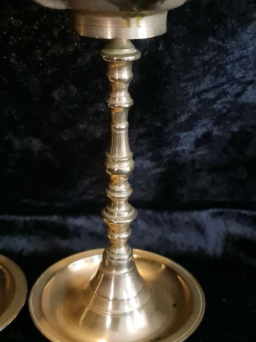 2 X Peacock  Brass Samai.