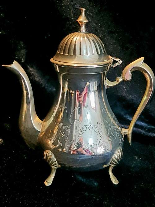 Antique Brass Tea Coffee Set