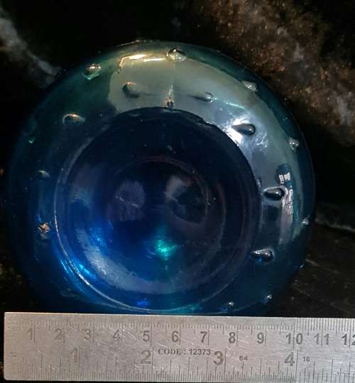 Blenko Mid Century Blue Glass  Vase