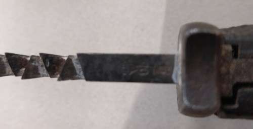 KS98 Schutztruppe Bayonet 1905 Erfurt