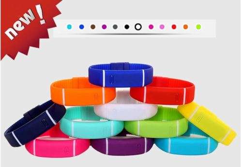 Waterproof LED Bracelet Watches Children