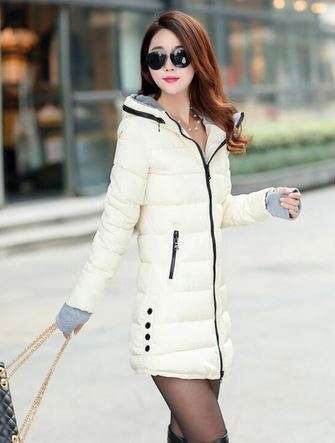 Women's Winter Cotton Jacket Slim Parkas Ladies Coats