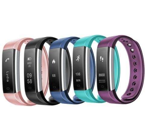 ID115 HR Smart Bracelet Fitness Tracker Heart Rate Monitor Wristband for iPhone and Android