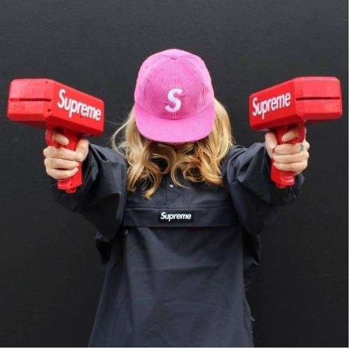 Cash Cannon Money Gun Make It Rain Money toy Gun with Original Box 100 pcs Cash