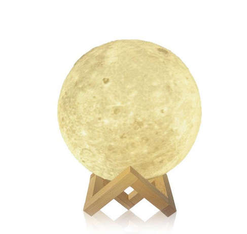 Luminaria 15CM 3D Moon Lamp