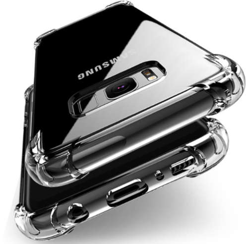 Pzoz Shockproof Silicone Cover for Samsung Galaxy S8 and S8 Plus