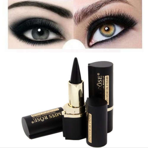 1pcs MISS ROSE Long-lasting Black Eyeliner Gel Waterproof