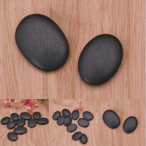 5 pc Natural Energy Stone Set Hot SPA Rocks Basalt Stone Therapy Stone Pain Relief Health Care Tool