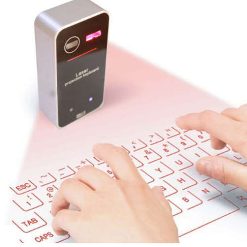 Virtual Keyboard Bluetooth Laser Projection for Smartphone PC Tablet Laptop English QWERTY