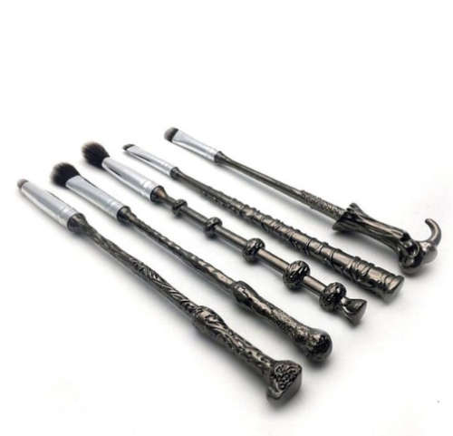 5Pcs/Set Stainless Steel Harry Potter Makeup Brush Set