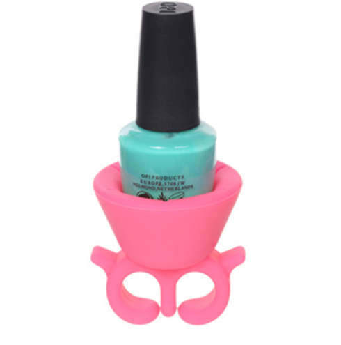 Soft Flexible Cutex Bottle Holder Fits All Finger Nail Polish Tools