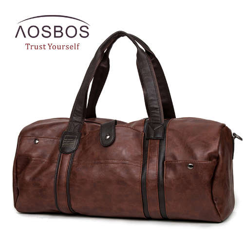 PU Leather Gym Bag Large Capacity Unisex (3 Colours to Choose From)