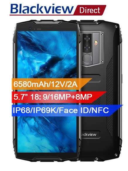 Blackview BV6800 Pro 5.7" Smartphone IP68 Waterproof MT6750T Octa Core 4GB+64GB 6580mAh Battery