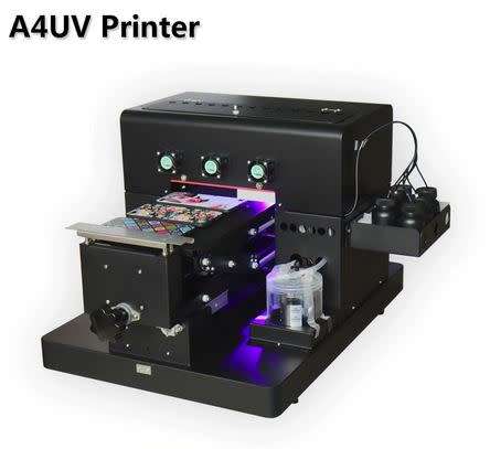 2019 A4 Size LED UV Printer with emboss effect **FREE DHL**