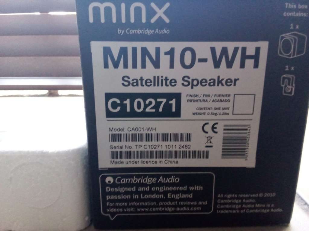 Minx Satellites - Min10 (1 x White)