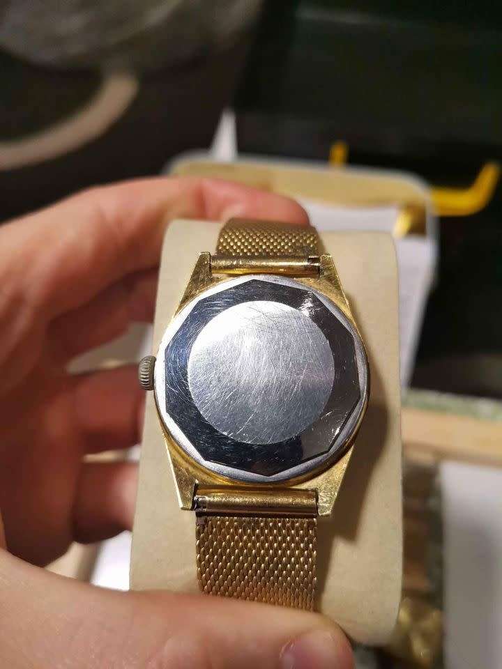 Tissot PR 516 Automatic - 1970s Gold men`s watch vintage