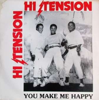 Hi Tension/ You Make Me Happy/ maxi lp/ cover vg, vinyl ex 1985