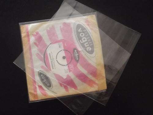 50 virgin plastic outer sleeves for 7" singles R90 including shipping in SA for sale