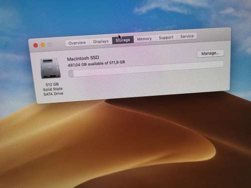 Apple iMac i5,8GB ram,512GB SSD