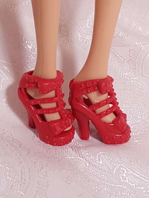 Red shoes for Barbie dolls III