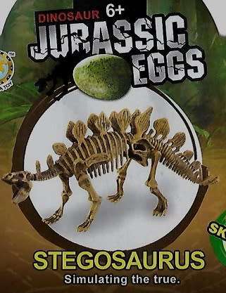 Box Set of 5xJurassic Eggs 3D Skeleton Assembly Set