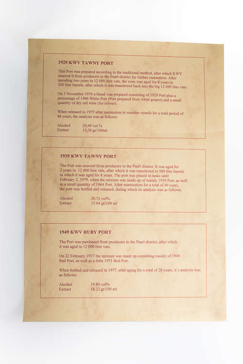 KWV Vintage Ports