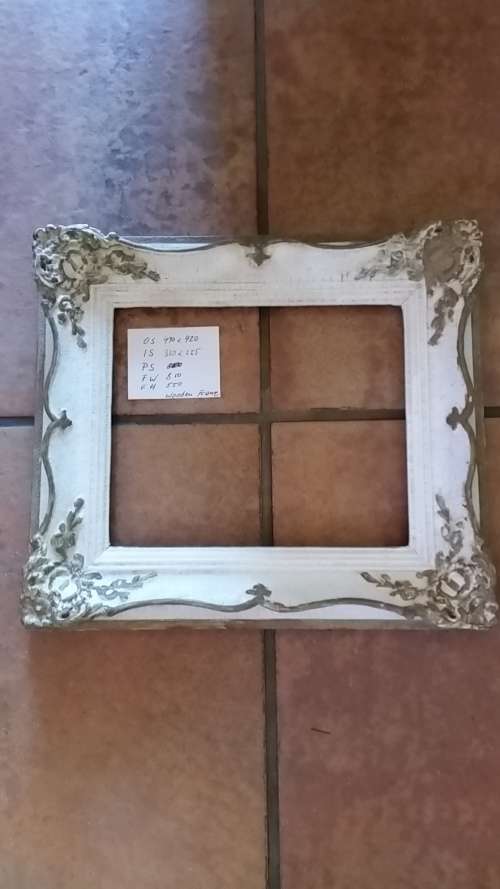 Lovely old shabby chic wood  ornate frame